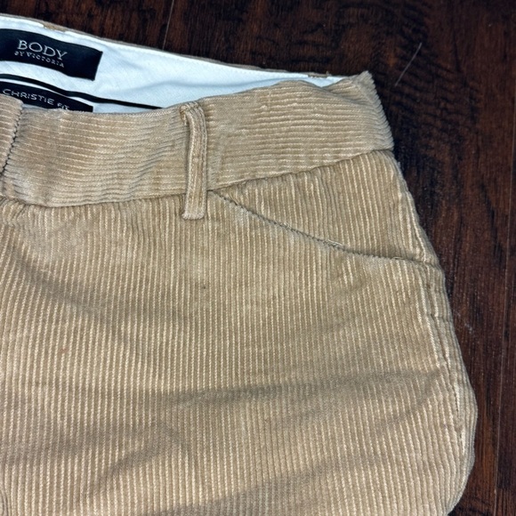 Victoria's Secret Body By Victoria The Christie Fit Tan Flare Corduroy Jeans 4 - Picture 8 of 16